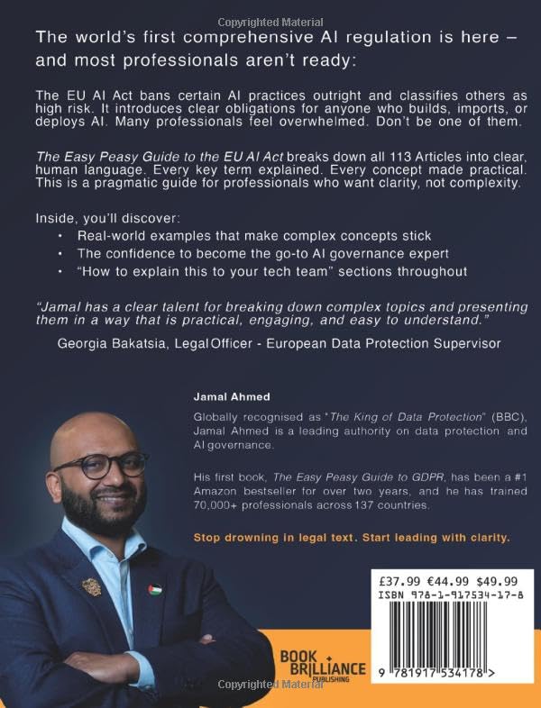 The Easy Peasy Guide to the EU AI Act: Get Clarity, Grow Confidence, and Gain Credibility, Taschenbu