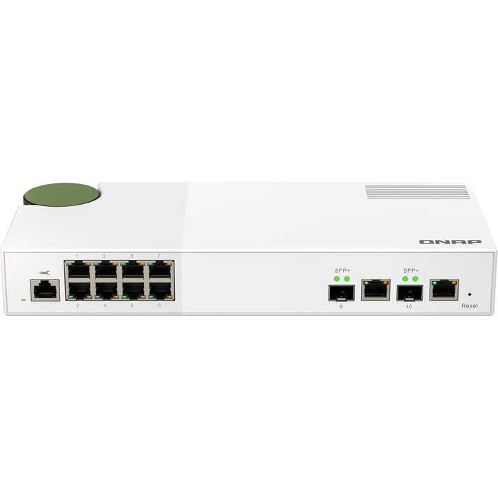QNAP QSW-M2108-2C - 2 x 10GbE SFP+/RJ45 Combo Ports & 8 x 2.5GbE (RJ45) Ports - Entry-level 10GbE an