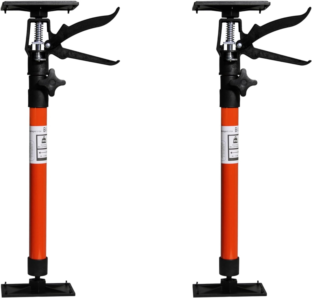 2x Türspanner Zargenspanner Türfutterstrebe Teleskopstütze Spanner 50-115 cm, 2