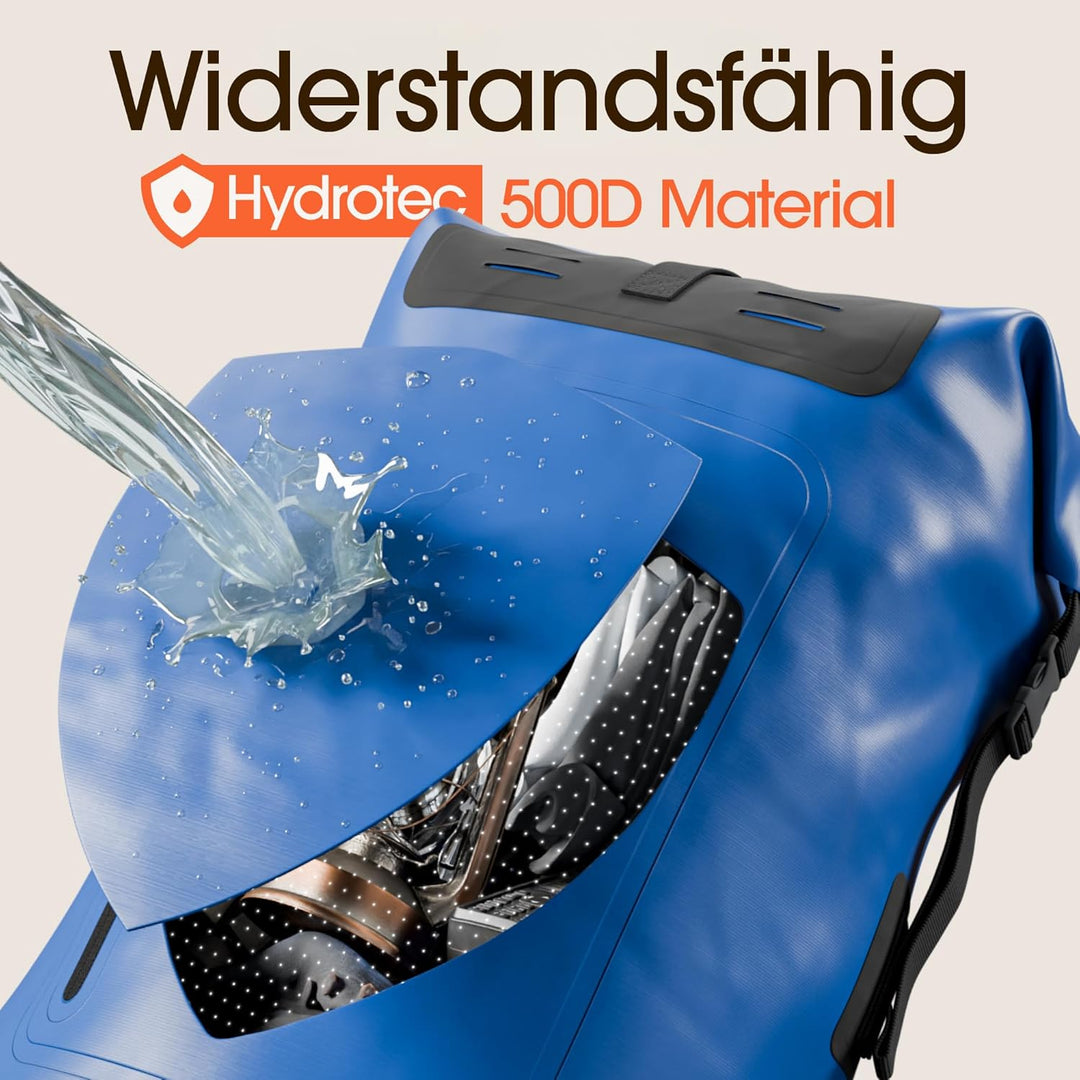 Earth Pak wasserdichter Rucksack – 35L / 55L Waterproof Backpack mit leistungsstarkem Rolltop Rollve