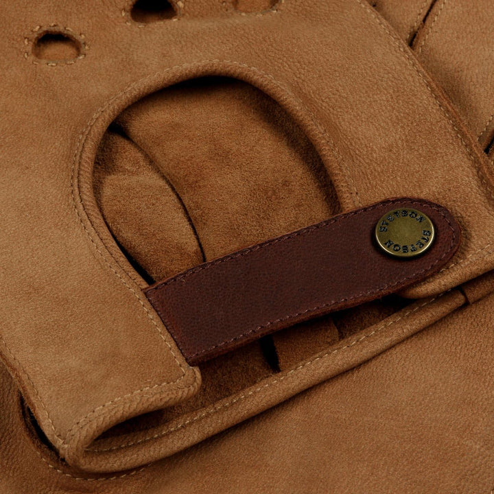 Stetson Vented Lederhandschuhe - Herren - Fingerhandschuhe aus 100% Ziegenleder - Ideal zum Autofahr