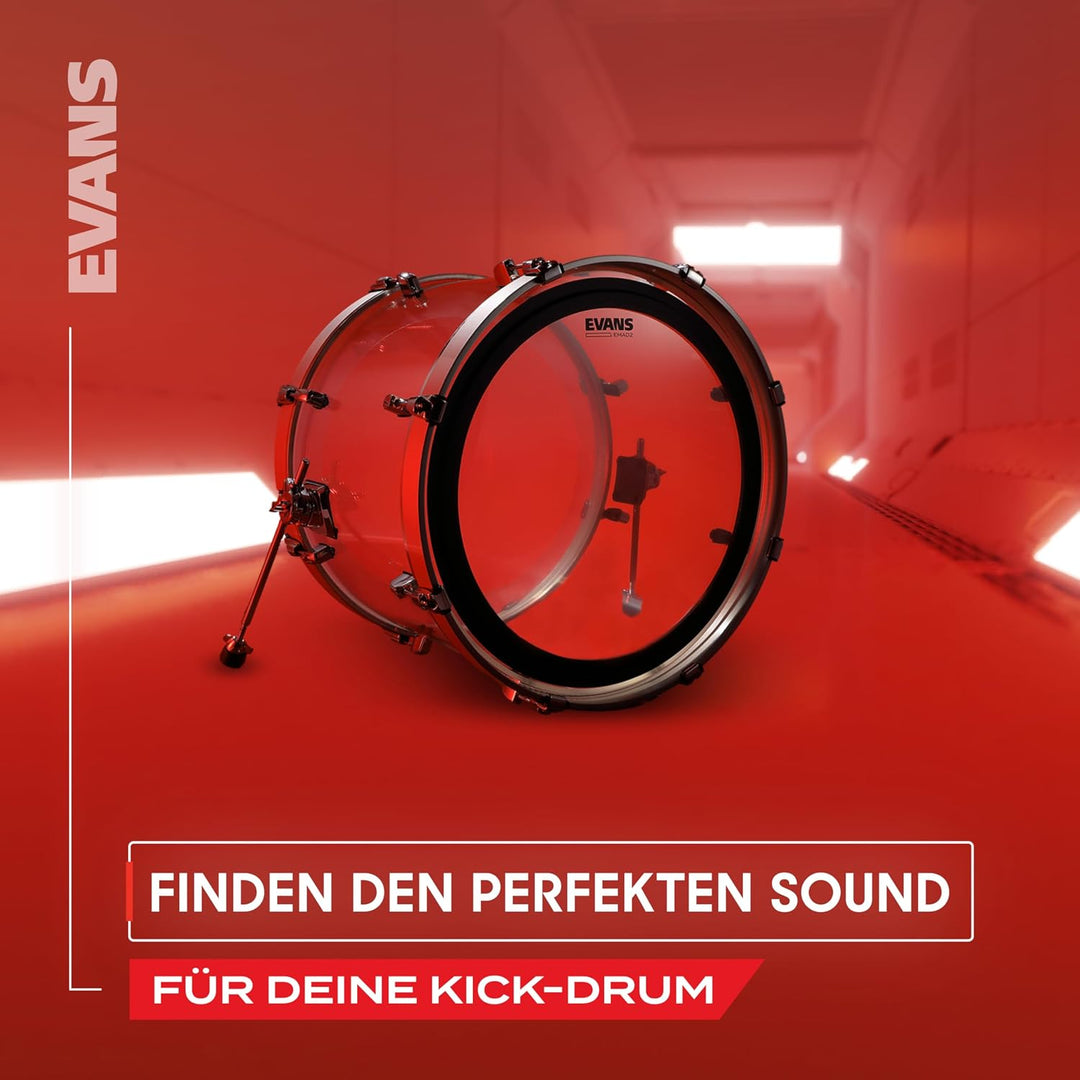 Evans BD22EMADONX Bassdrumfell Onyx mattschwarz 55,8 cm (22 Zoll) 22 inch, 22 inch