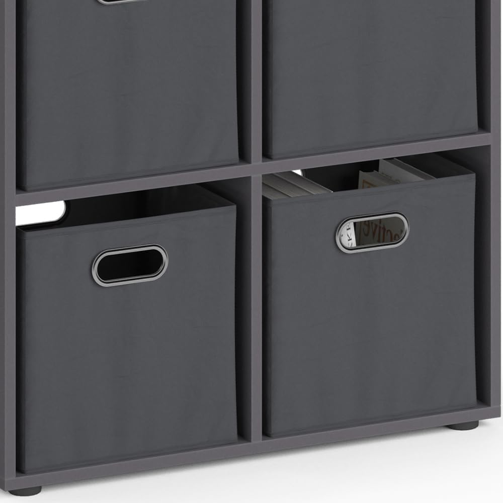 Vicco Raumteiler Tetra, Grau, 72.6 x 72 cm
