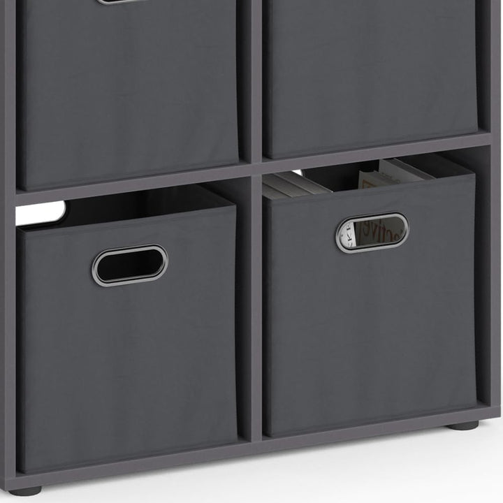 Vicco Raumteiler Tetra, Grau, 72.6 x 72 cm