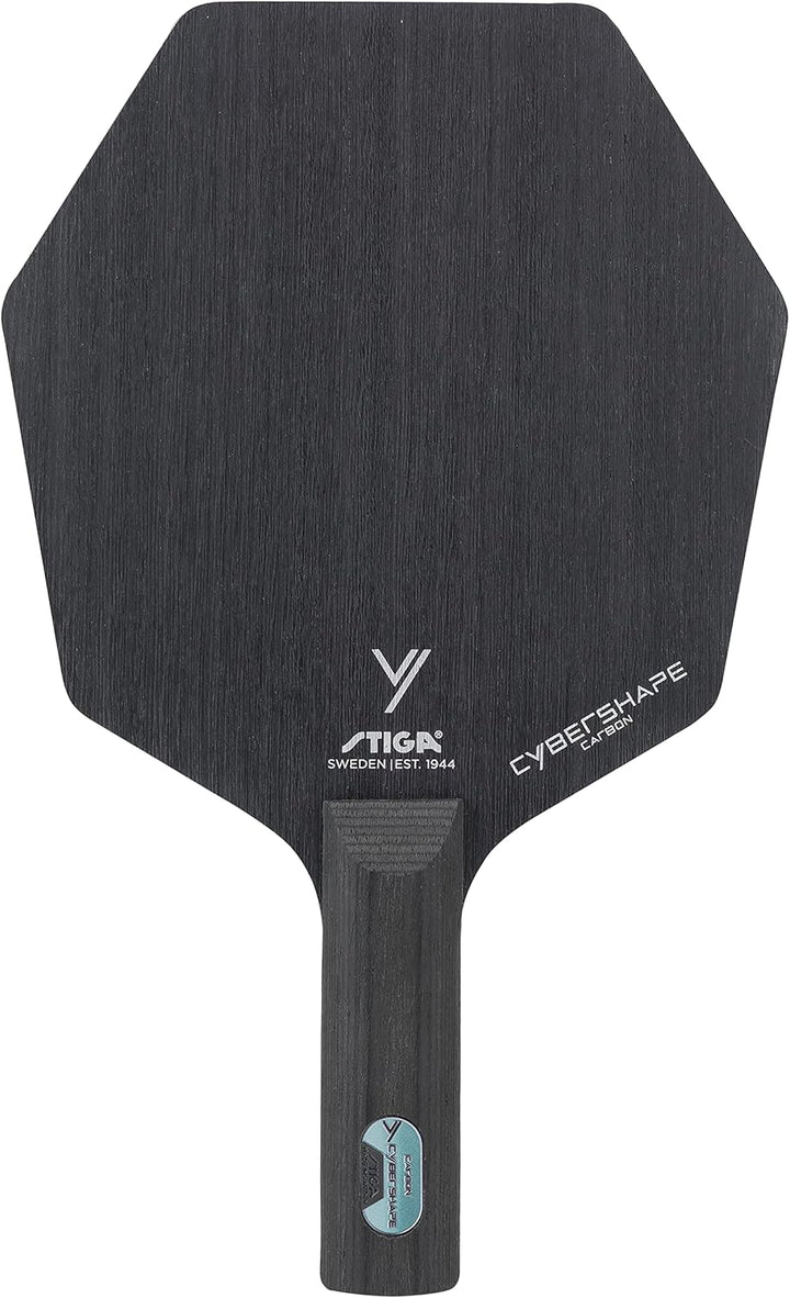 Stiga Tischtennisholz Cybershape Carbon mit CWT Custom Weight Technology Gerade, Gerade