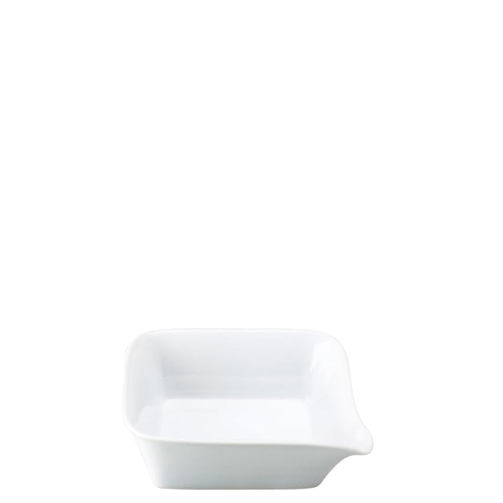 KAHLA Five Senses Mini-Backform 17 cm x 17 cm |weisse kleine Auflaufform aus Porzellan, Backform 17