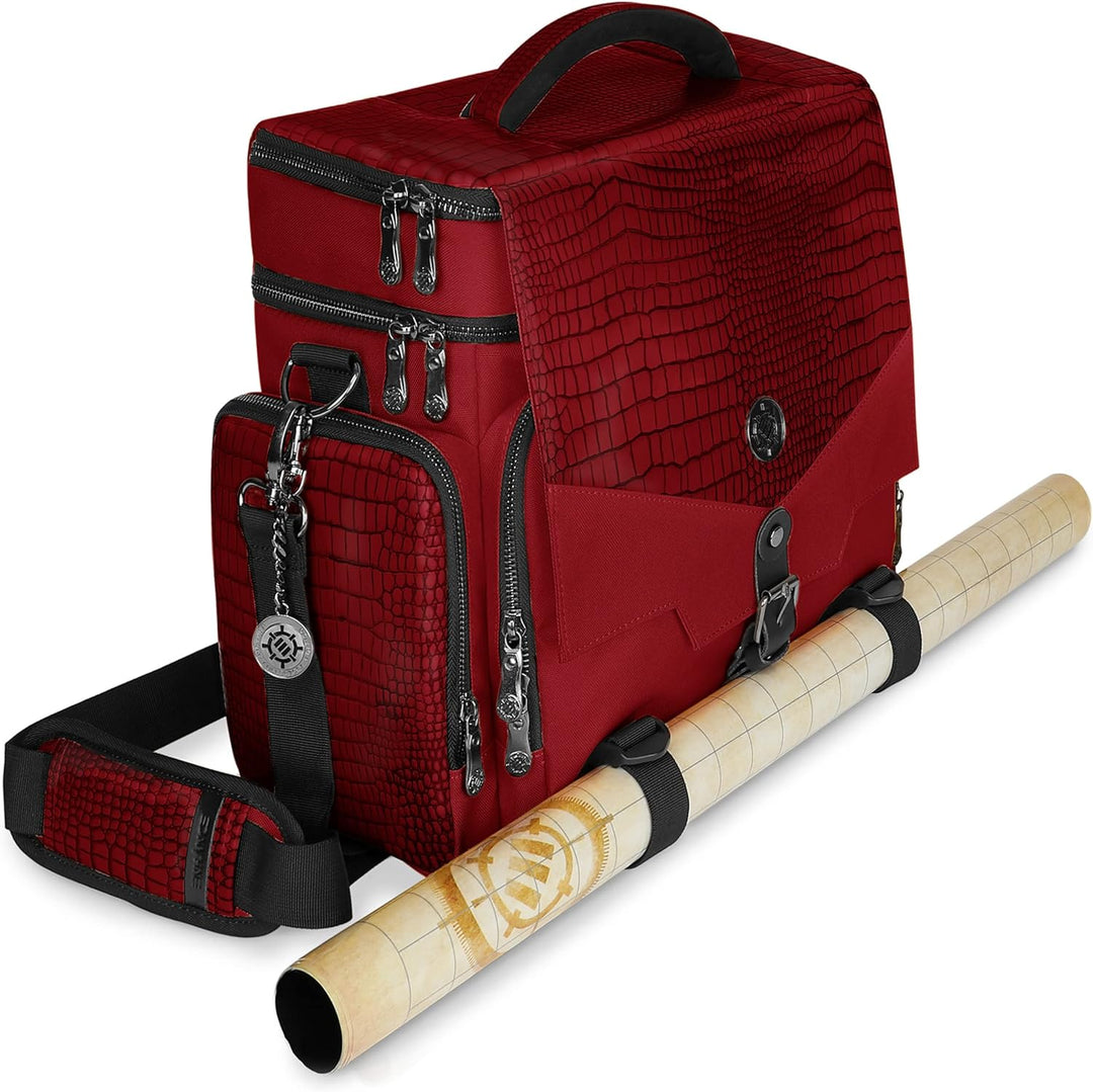 ENHANCE Tabletop RPG-Tasche des Abenteurers, Sammleredition - DND-Tasche mit Tabletop-Miniaturen-Auf