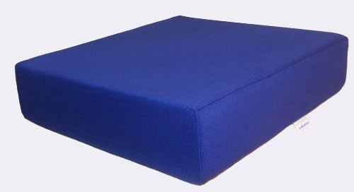 LUplus XL Orthopädische Sitzerhöhung 43x43x Höhe 10 cm Farbe: blau