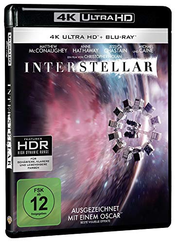 Interstellar (4K Ultra-HD + 2D-Blu-ray) (2-Disc Version) [Blu-ray], 4K
