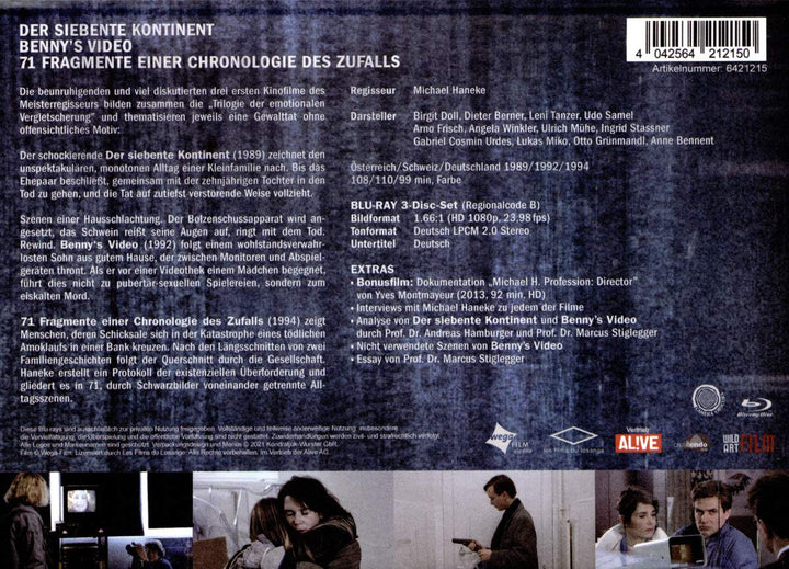 Michael Haneke - Trilogie der emotionalen Vergletscherung - Mediabook [3 Blu-rays], Blu-ray