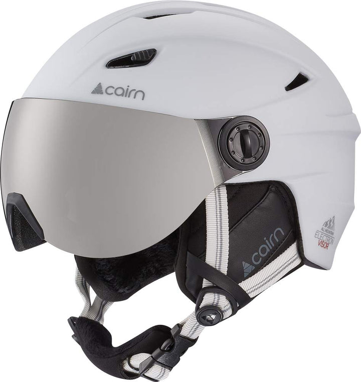 Cairn - Erwachsene Visor Skihelm Electron VIS S3, Snowboardhelm, Maximale Sicht, Anliegendes Visier,