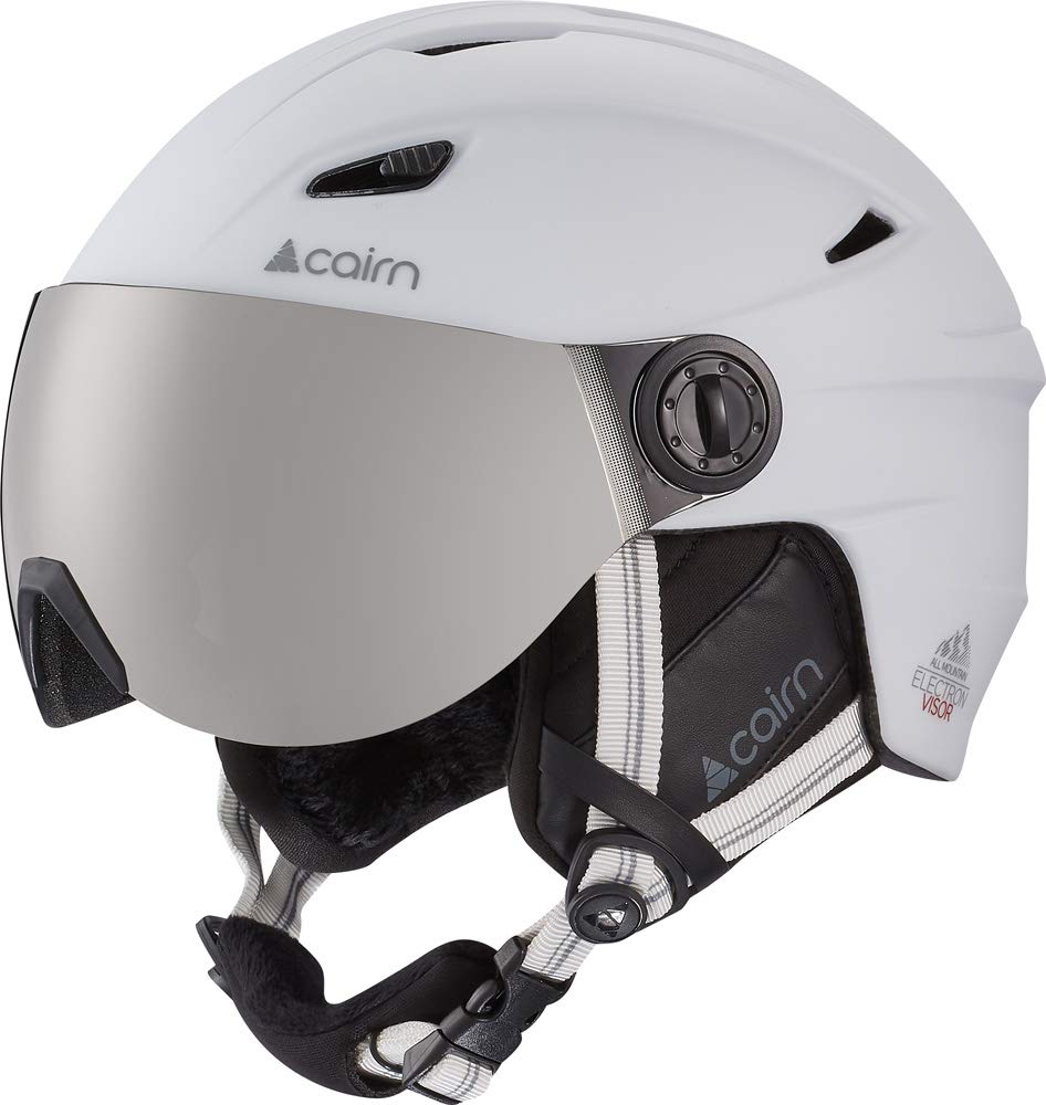 Cairn - Erwachsene Visor Skihelm Electron VIS S3, Snowboardhelm, Maximale Sicht, Anliegendes Visier,