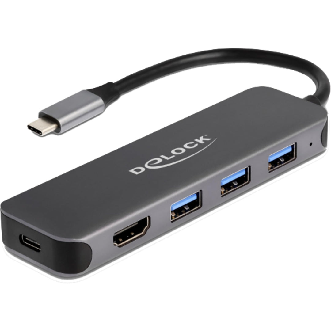 Delock 3 Port USB Hub und 4K HDMI Ausgang mit USB Type-C™