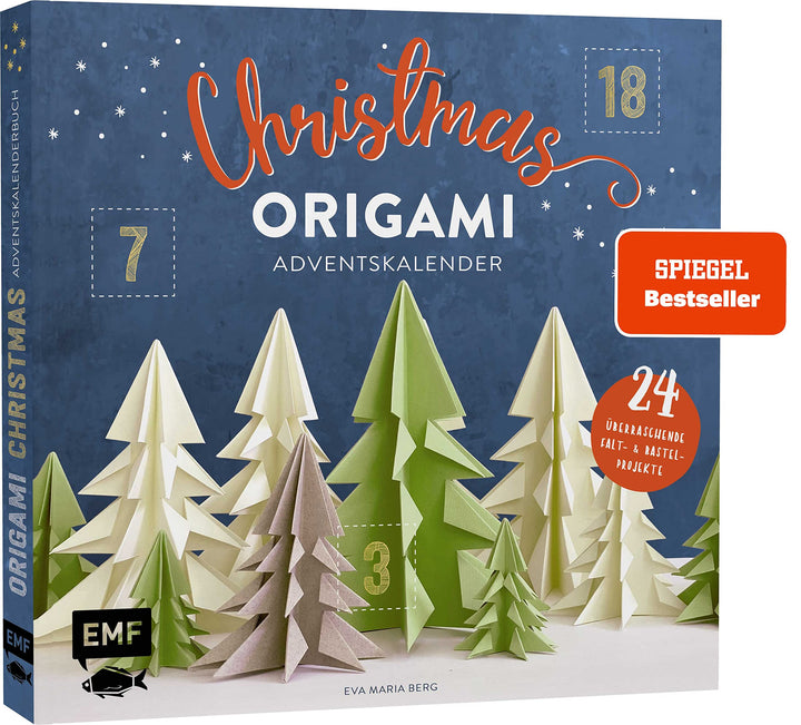 Mein Adventskalender-Buch: Origami Christmas: 24 überraschende Falt- und Bastelprojekte für Weihnach