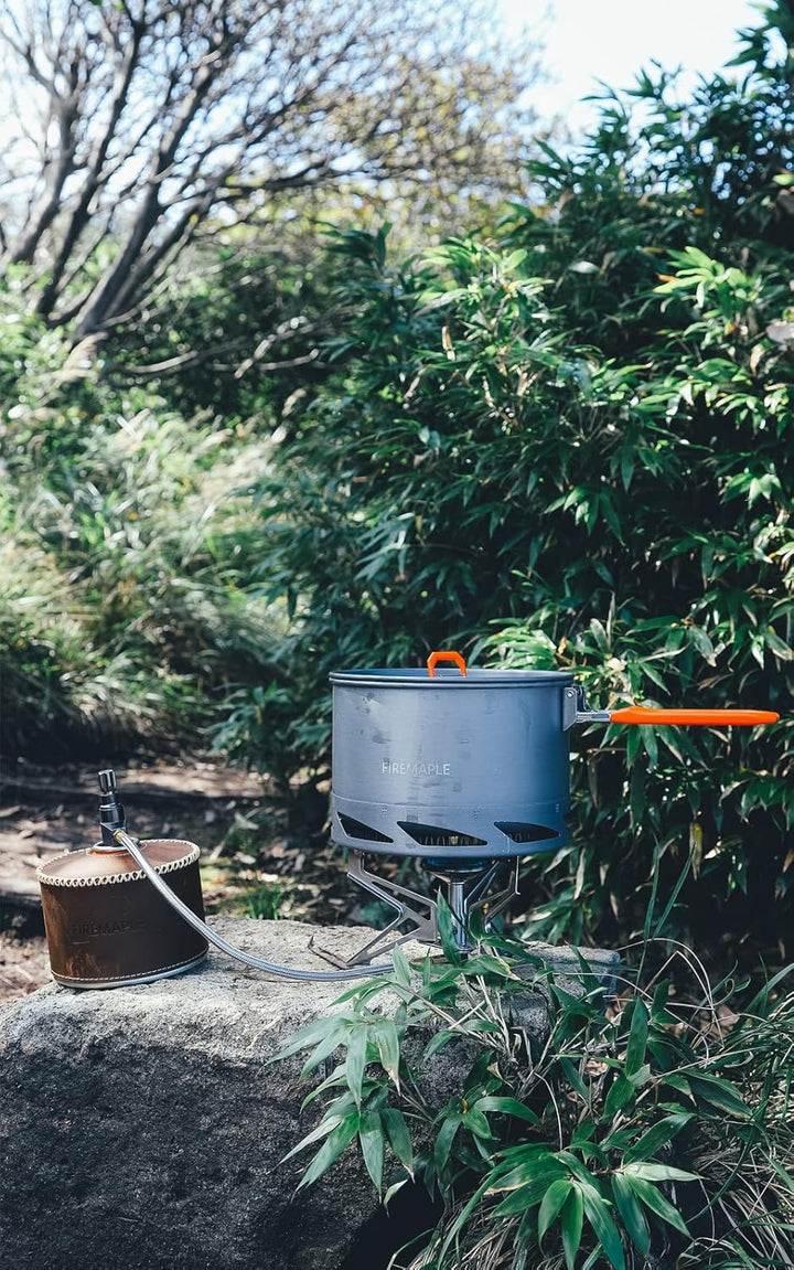 Fire-Maple Feast Series Camping-Kochgeschirr-Set | Outdoor-Kochset mit Topf, Wasserkocher, Pfanne, S
