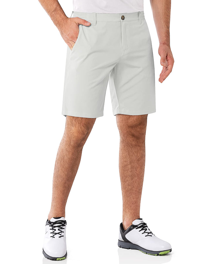 33,000ft Herren Golf Shorts Stretch Bermuda Shorts UPF 50+ Leichte Kurze Golfhose Chino Shorts Summe