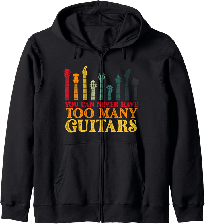 Gitarrenspieler Rock Musiker Gitarrist Lustiges Gitarre Kapuzenjacke