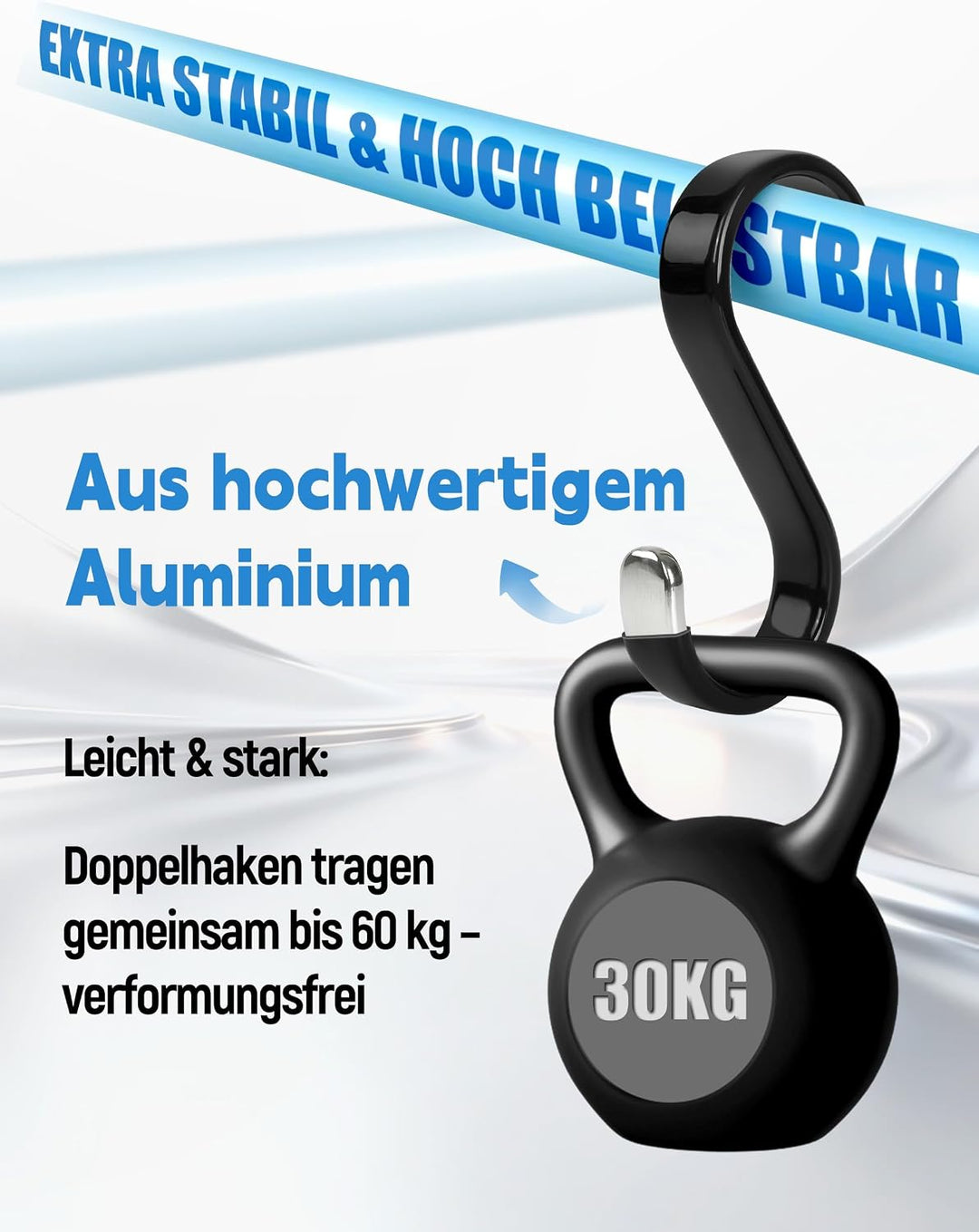 WildKids Bike Holder S – 2X Halterung für Kinderfahrrad &amp; Laufrad, Cargo Bike Zubehör, bis 60 kg bel
