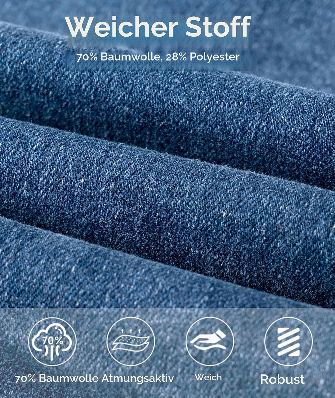 YoungSoul Jungen Jeanshosen - Jeans mit Abschürfungen - Kinder Hose mit elastischem Bund Gr. 128-176