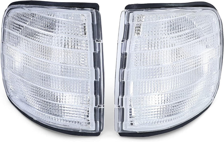 Carparts-Online Blinker Weiss Paar für Mercedes S-Klasse W126 Limousine 80-91