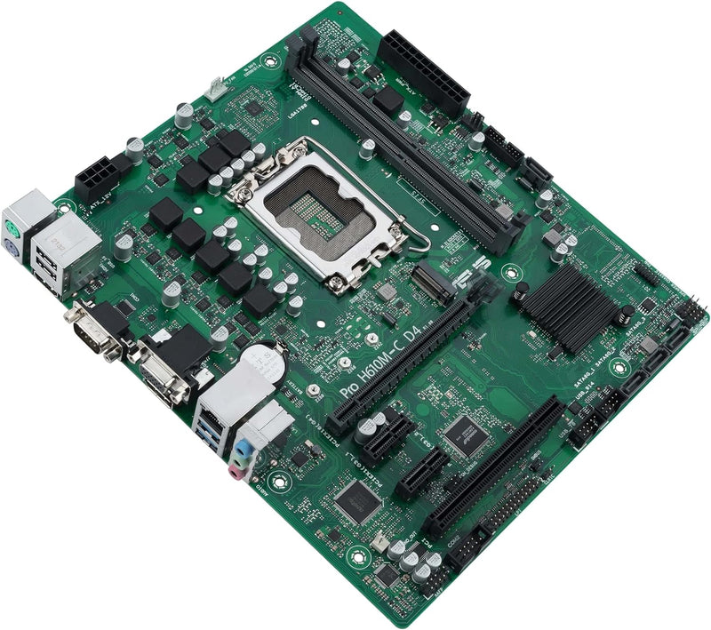 ASUS Pro H610M-C D4-CSM Business Mainboard Sockel Intel LGA 1700 (mATX, PCIe 4.0, ASUS COM Debug Hea