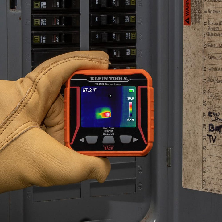 Klein Tools TOOLS Wiederaufladbares Thermo-Bildgerät, über 10.000 Pixel mit drei Farbpaletten und ho