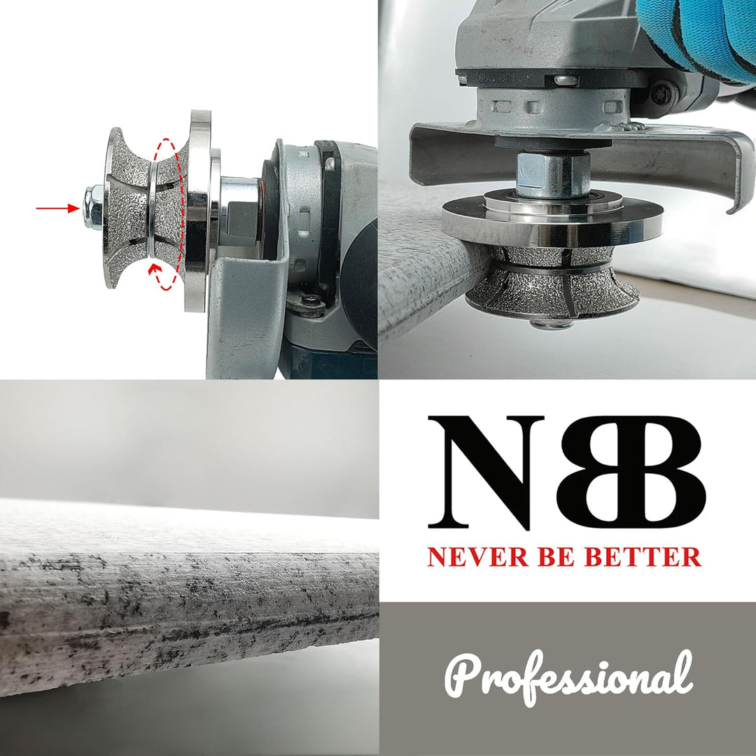 NBB Diamant-Profilscheibe Diamantfräser Fräsbohrer Trennreibahle Profilierungs-Bit für Porzellan Fli