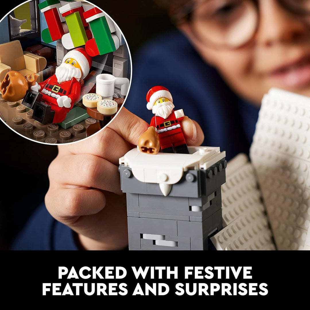 LEGO Santa’s Visit 10293 Building Kit (1,445 Pieces) Frustfreie Verpackung, Frustfreie Verpackung