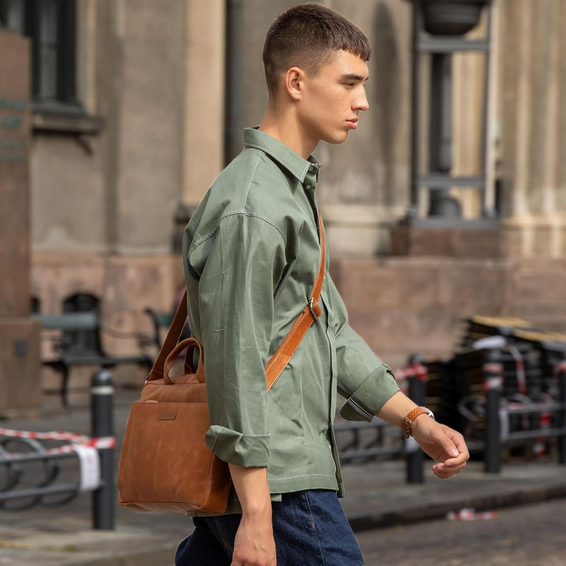 dbramante1928 - Laptoptasche für Damen und Herren - Aktentasche mit abnehmbarem und verstellbarem Sc