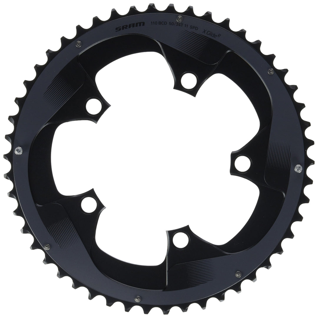 Sram Road Kettenblatt force22 X-Glide R 50T Yaw S3 Versteckter Bolzen und nicht versteckter Bolzen 1