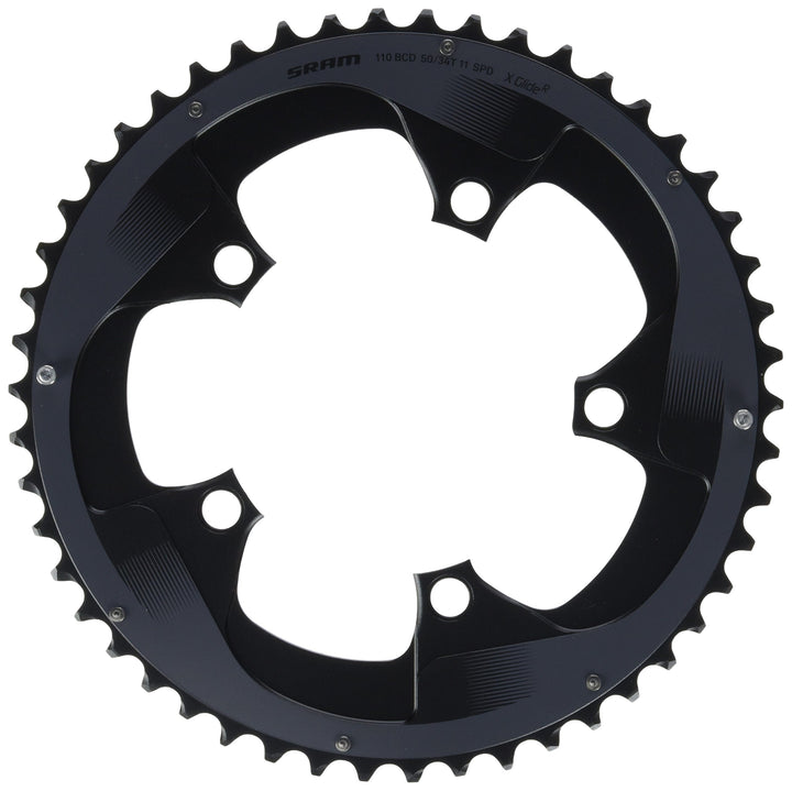 Sram Road Kettenblatt force22 X-Glide R 50T Yaw S3 Versteckter Bolzen und nicht versteckter Bolzen 1