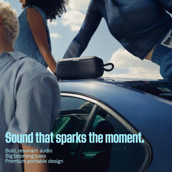 Bose Neu SoundLink Plus: Bluetooth-Boombox, kabelloser Aussen-Lautsprecher mit bis zu 20 Stunden Akk