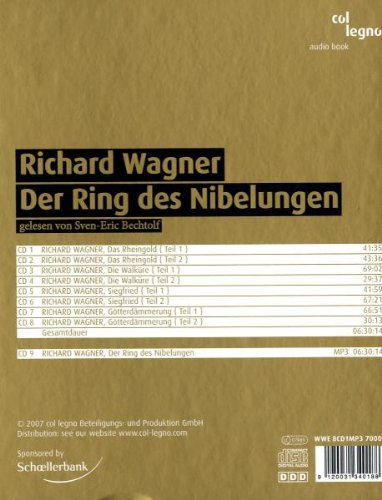 Der Ring der Nibelungen, Audio-CD