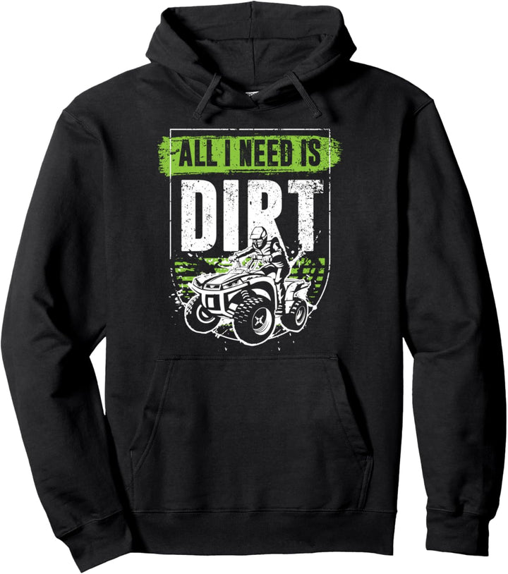 Vintage Quad Lustiges Quadfahrer ATV Geschenk Jungen Männer Pullover Hoodie