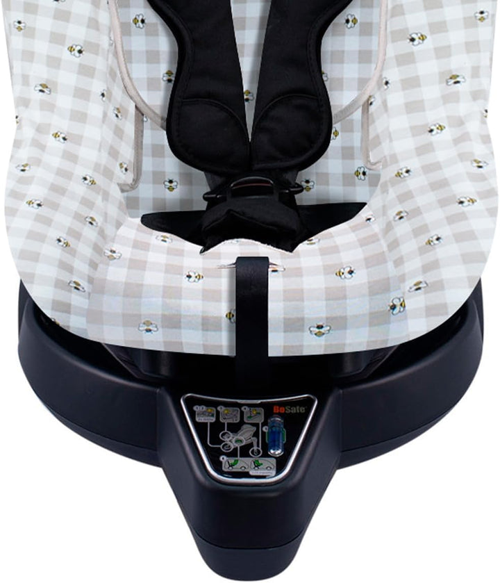 JYOKO KIDS Bezug Kompatibel mit Besafe Izi Turn B I-Size (Picnic Vichy) Picknick Vichy FUNDA, Pickni