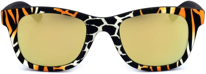 Italia Independent Unisex-Erwachsene 0090-ZEF-001 Sonnenbrille, Orange (Naranja), 50.0
