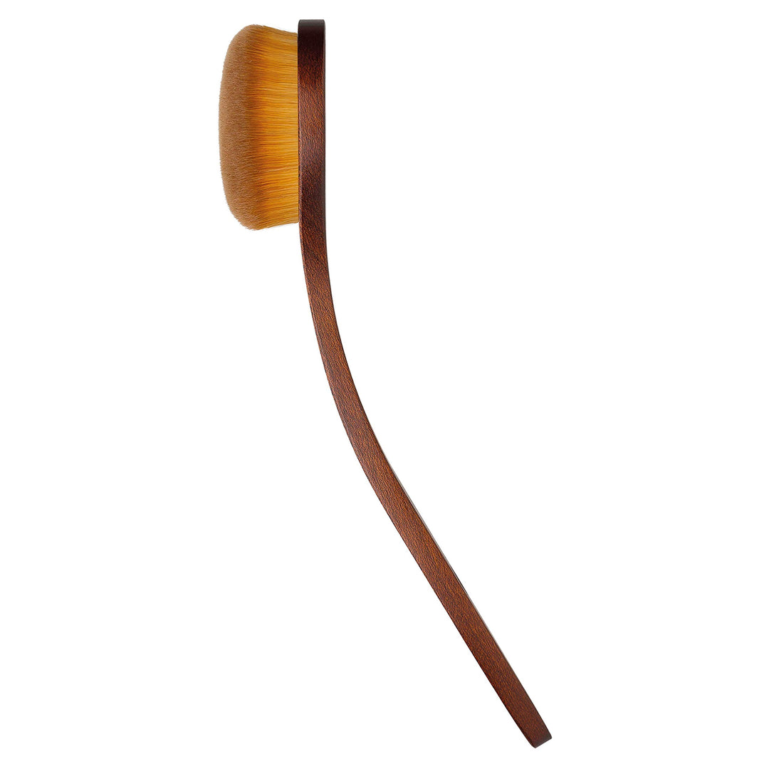 FOUNDATIONPINSEL - PUDERPINSEL mit soft touch Faser / vegan / Kunstfaser / Gr.14 / Made in Germany /