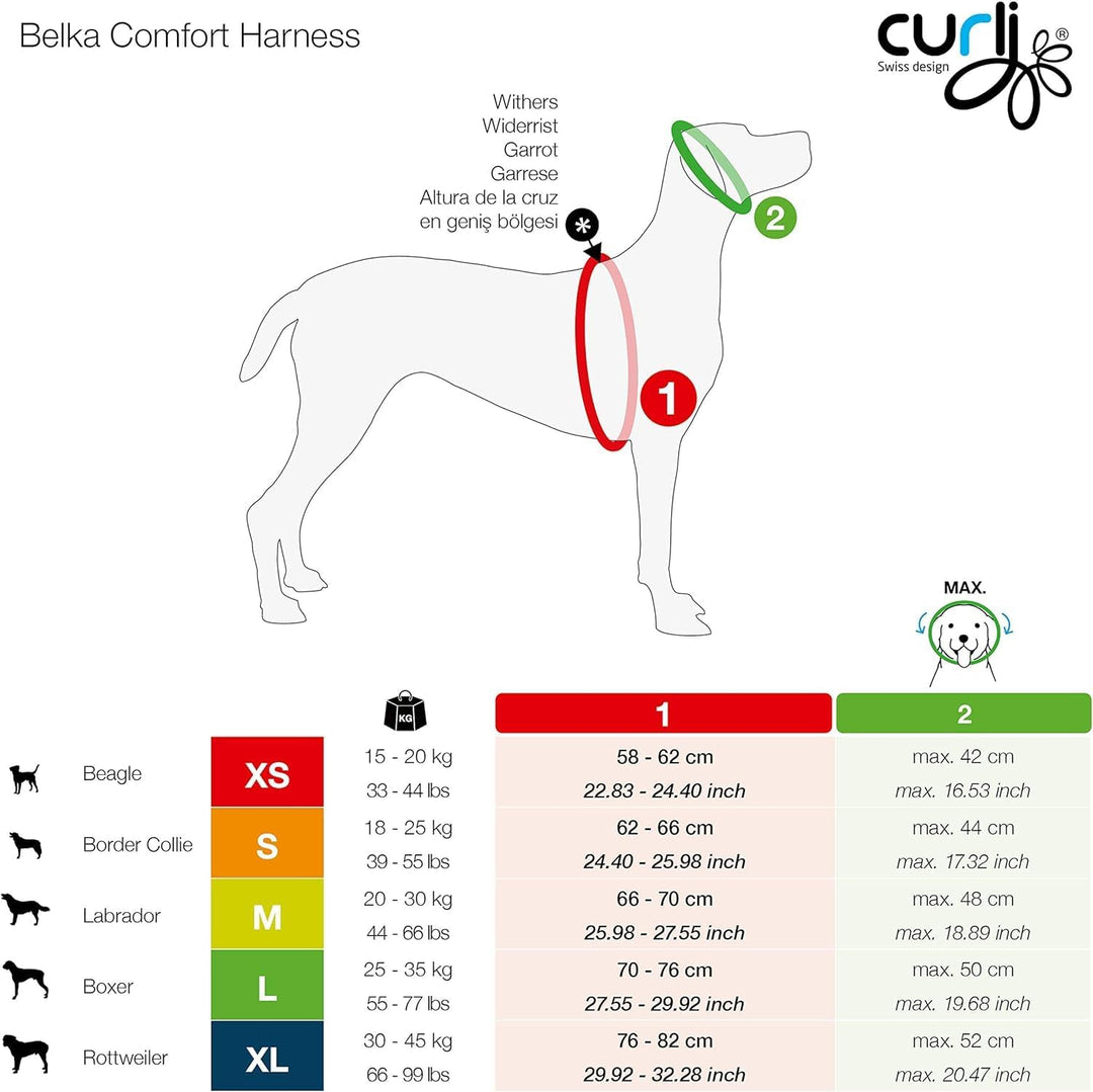 Magnetic Belka Comfort Harness Black S, S Black