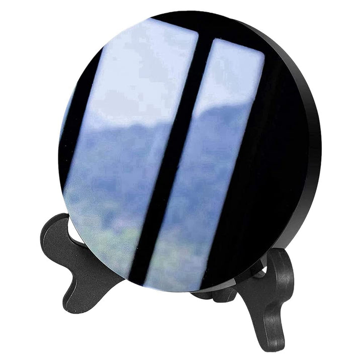 Iegefirm Obsidian mit StäNder Feng Shui Natural Crystal Haus Dekoration Sammeln Von Reichtum und Ger