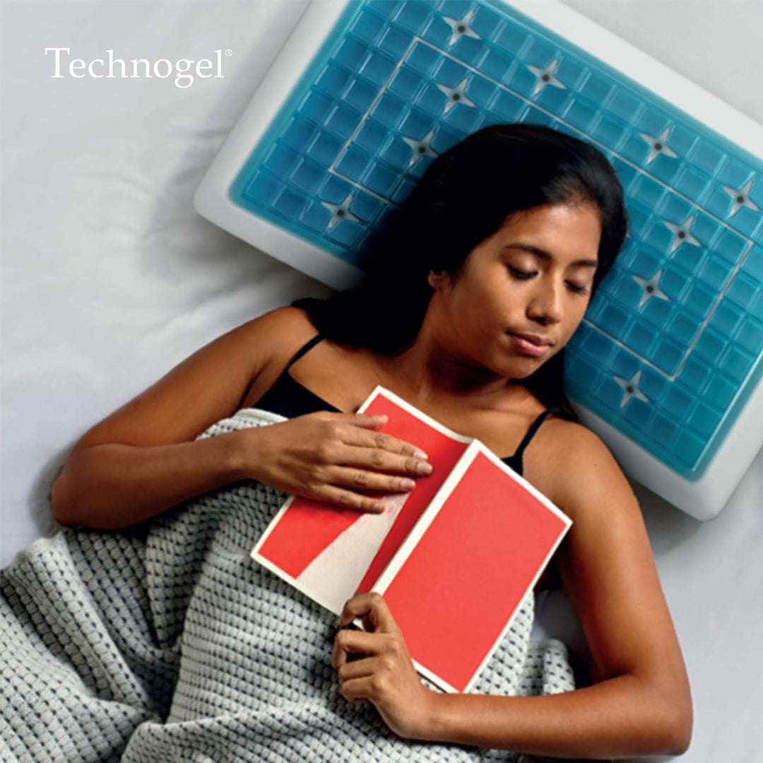 Technogel® Anatomic Curve Orthopädisches Nackenstütz-Kopfkissen – Patentiert, Schadstofffrei &amp; Zerti