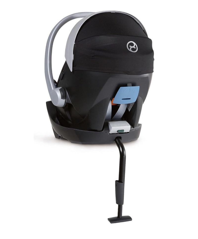 CYBEX Silver ISOFIX Base 2-Fix für Aton, Schwarz Black/ black, Black/ black