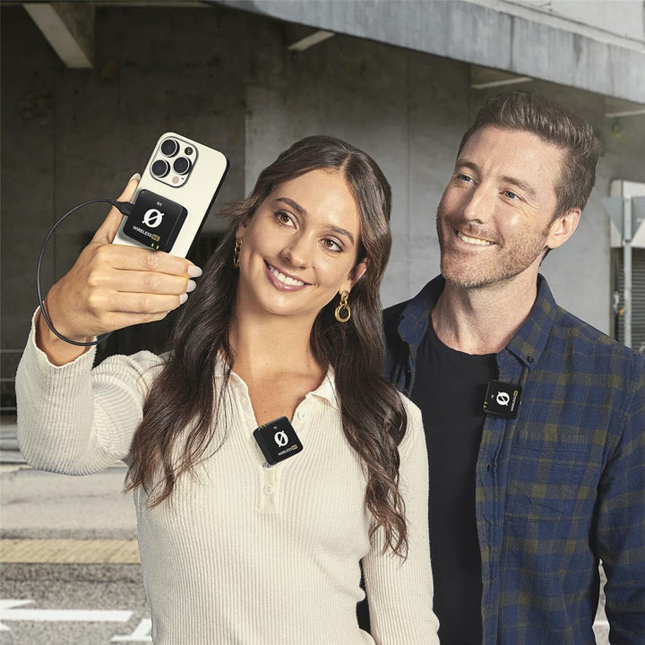 RØDE Wireless ME Dual Set: Kompaktes drahtloses Mikrofonsystem mit GainAssist-Technologie, integrier