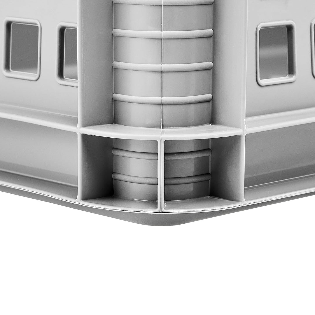 keeeper Transportkorb-Set, 3 x 64 l, Stapelbar, Polypropylen, Robert, Nordic Grey Nordic Grey 3 x 64