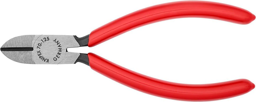Knipex Seitenschneider schwarz atramentiert, mit Kunststoff überzogen 125 mm (SB-Karte/Blister) 70 0