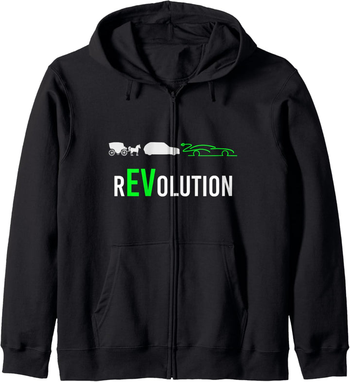 elektro Auto eauto rEVolution Elektroauto Kapuzenjacke