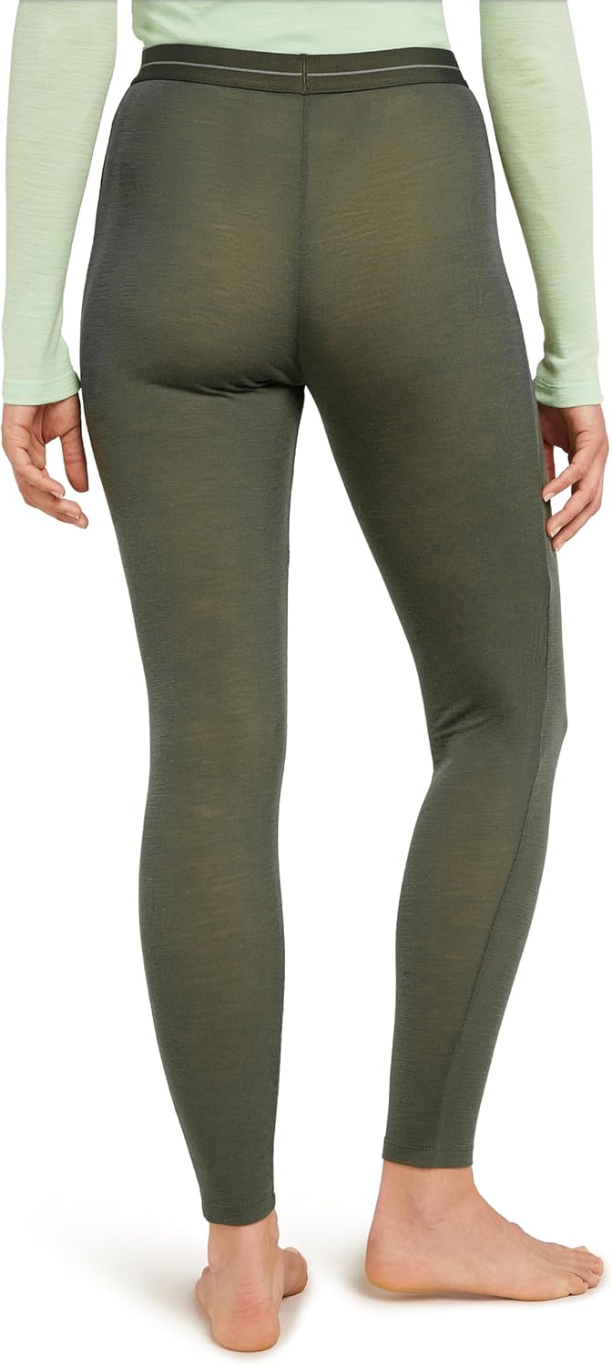 Icebreaker Damen Leggings Everyday Base Layer Leggings S Loden, S Loden