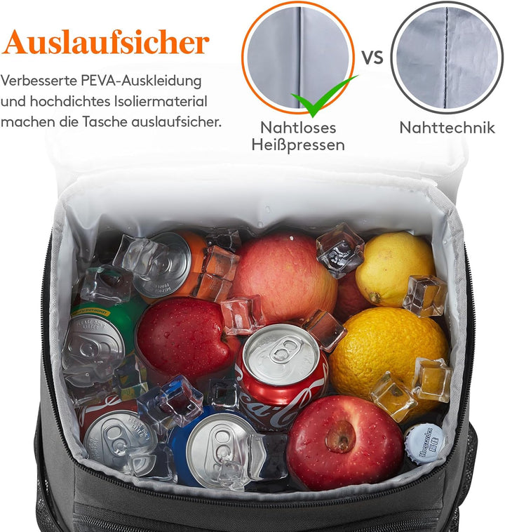 Lifewit 30L Kühlrucksack Auslaufsichere Kühltasche Rucksack wasserdichte Picknickrucksack Isolierte