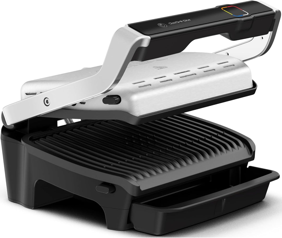 Tefal GC750D30 Elektro, Tisch Kontaktgrill Grillfunktion Schwarz, Silber Single, Single