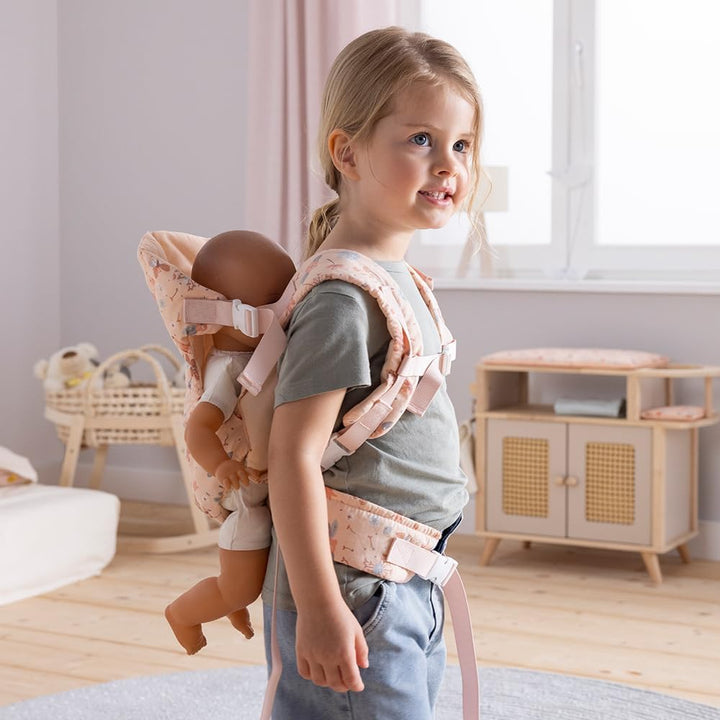 howa Puppentrage Kinder, Puppen Bauchtrage, Puppenzubehör für Babypuppe, Spielzeug Babytrage Puppe m