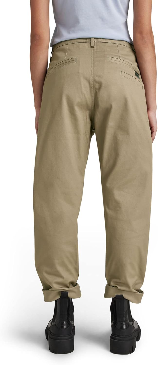 G-STAR RAW Damen Boyfriend Tapered Chino Pants 26W Beige (Dk Lever D20070-c072-b416), 26W Beige (Dk
